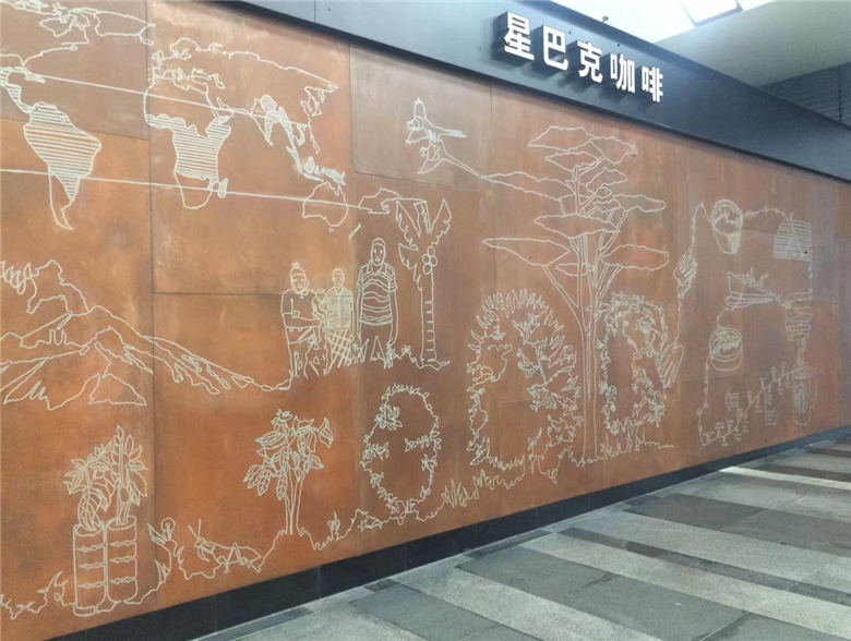 长宁耐候钢幕墙